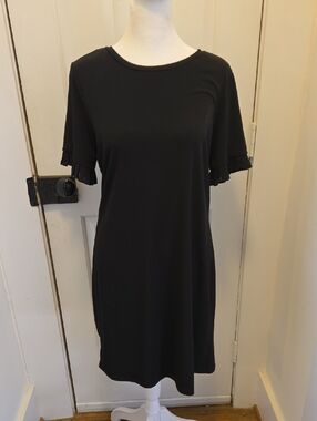 Michael Kors Black Short Sleeve Dress Size S